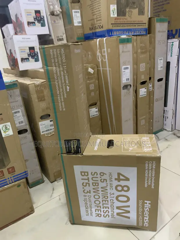 Hisense HS3100 480W Soundbar with Wireless Subwoofer - 1