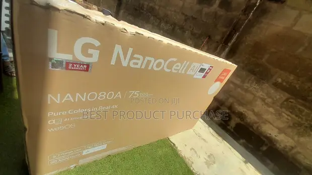 Sabon LG NanoCell AI 75" Gaskiyar UHD 4K Smart TV - 1