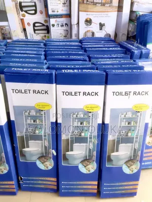 Brand New Toilet Rack - White