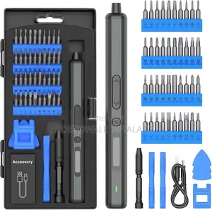 50-in-1 Electric Screwdriver Set with Torch