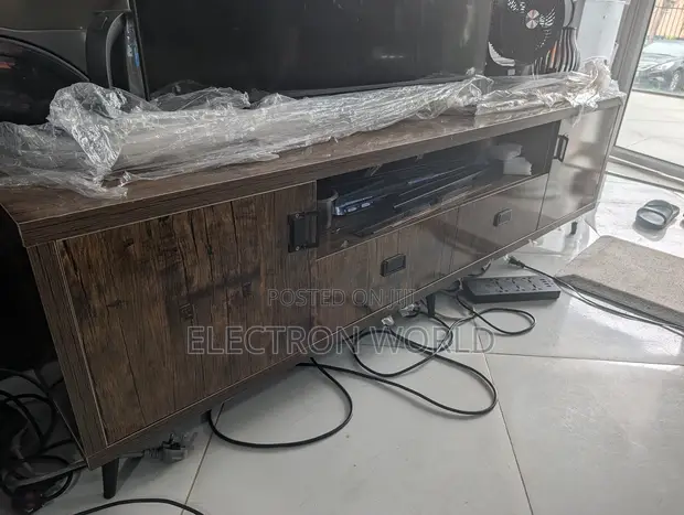 Quality Foreign Used TV Console - Brown - 1