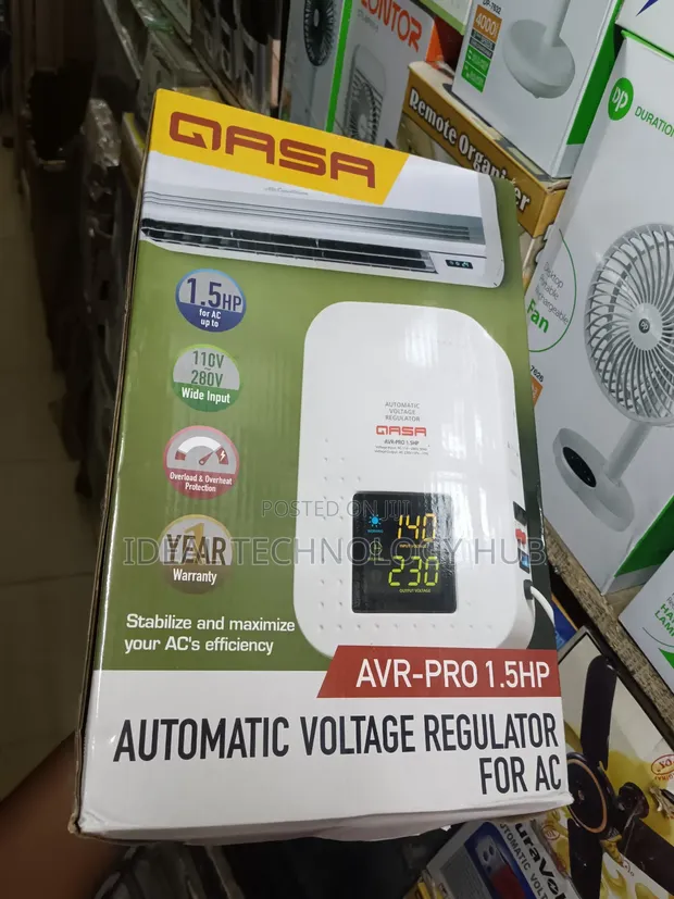 Qasa AVR-PRO 1.5HP Automatic Voltage Regulator - 1
