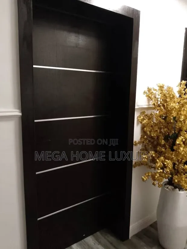 Designer Security Entrance Door - Black - 1