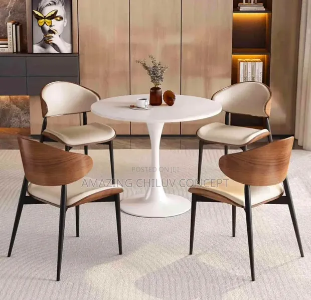 Modern Restaurant Table and Chair Set - 1