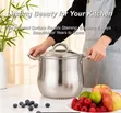 Babban Tukunya Guda 13.6L na Bakin Karfe 18/10 (28cm) - 4