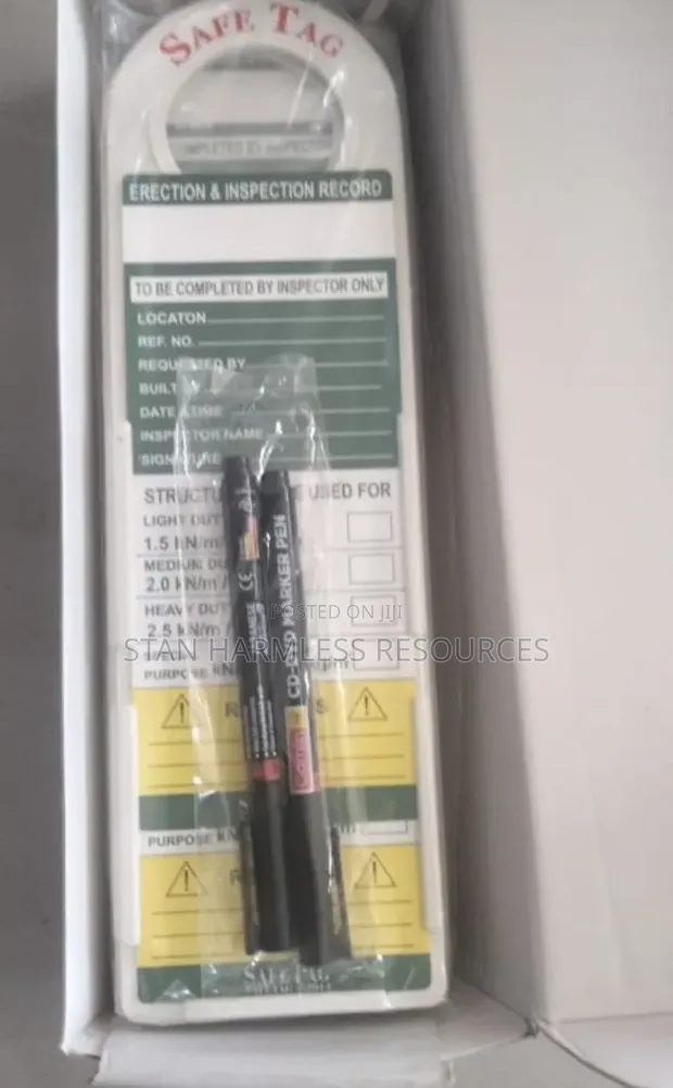 Scaffold Safe Tag - 1