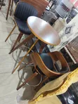 Wooden Bar Table with 2 Leather Bar Chairs - 3