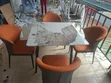 Modern Restaurant Table and Chair Set - 1