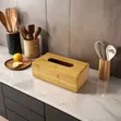 Bamboo Tissue Box Holder - 1