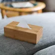 Bamboo Tissue Box Holder - 2