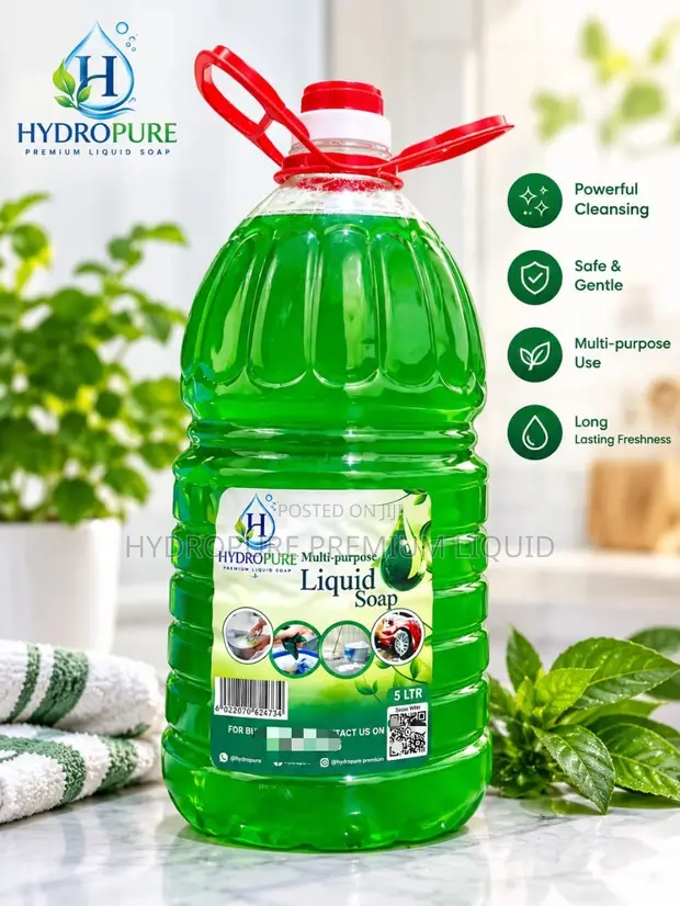 Hydropure Premium Liquid Soap 5 Liters - 1