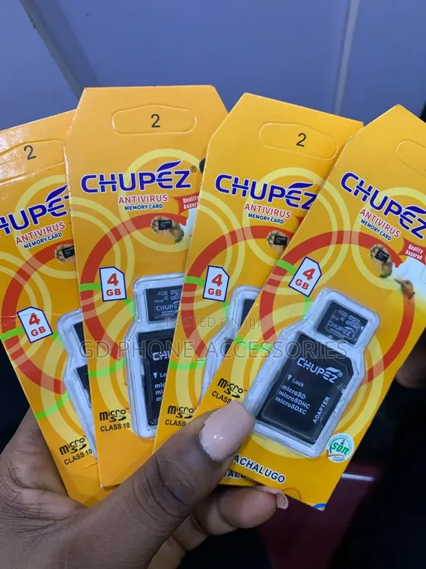 Original Chupez 4GB Class 10 MicroSD Card with Adapter - 1