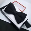 Wooden Bow Tie - Natural Wood Finish - 2