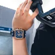 Megir Chronograph Leather Watch - Waterproof, Branded Box - 3