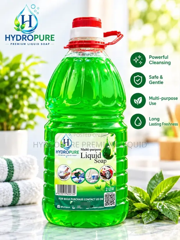 Hydropure Premium Liquid Soap 2L - 1
