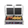 Commercial Double Panini Press Shawarma Toaster Grill - Heavy Duty - 2