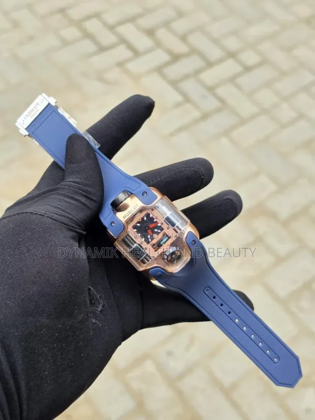 Luxury Hublot Rubber Strap Executive Wristwatch for Men - 1