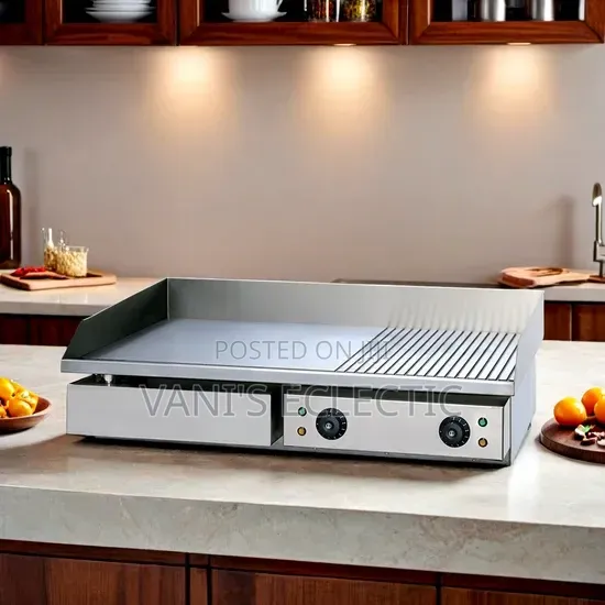 Commercial Stainless Steel Electric Griddle Grill - 1