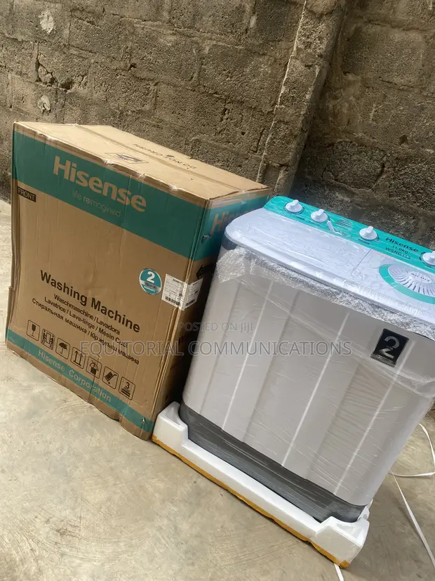Hisense WSRB113 - 11KG Mashin Wanki Mai Kwalaye Biyu - 1