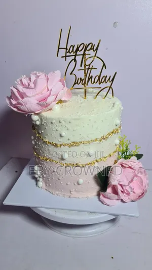 Babban Kek na Birthday - Girman 7, Layuka 4