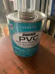 ABRO Mai Ƙarfi Clear PVC Cement - 32 fl oz - 1
