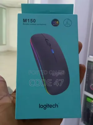 Sabon Logitech Wireless Mouse Mai Hasken RGB