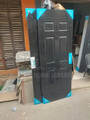 Premium Wooden Room Door - Black