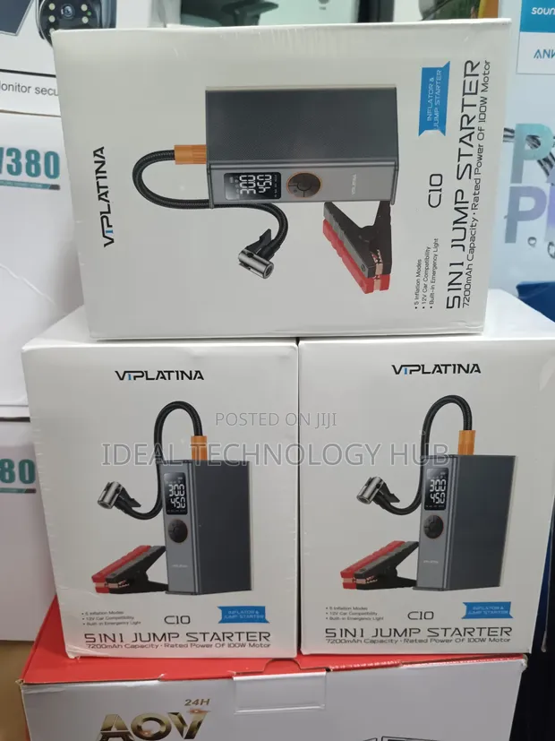 Viplatina C10 5-in-1 Jump Starter & Tire Inflator - 1