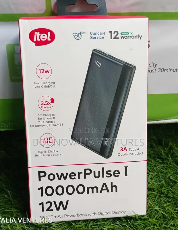 Itel PowerPulse 10,000mAh Power Bank - 1