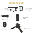 Video Making Kit with LED Light, Microphone & Tripod - 2
