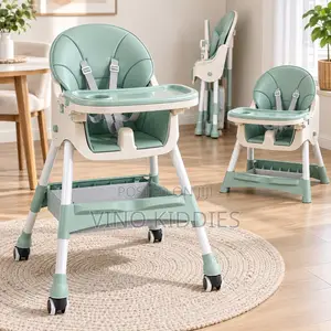 3-in-1 Baby High Chair - Adjustable & Foldable