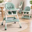 3-in-1 Baby High Chair - Adjustable & Foldable - 1