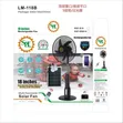 Solar Rechargeable Fan - 17+ Hours Runtime - 1