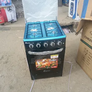 Boscon 4-Burner Standing Gas Cooker with Automatic Ignition