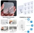 Adhesive Wall Hooks (Set of 4) - 1