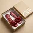 New Zara Floral Slides - Sizes 37-42 - 1