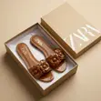 New Zara Floral Slides - Sizes 37-42 - 2