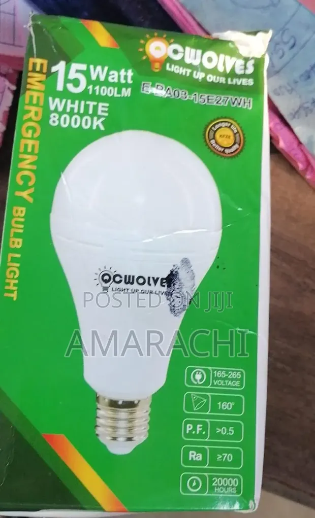 15W C Wolves Rechargeable Emergency Bulb - 1