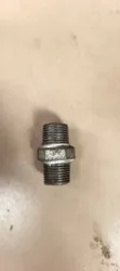 Galvanised Iron Hexagon Nipple - 1/2" Male x Male - 1