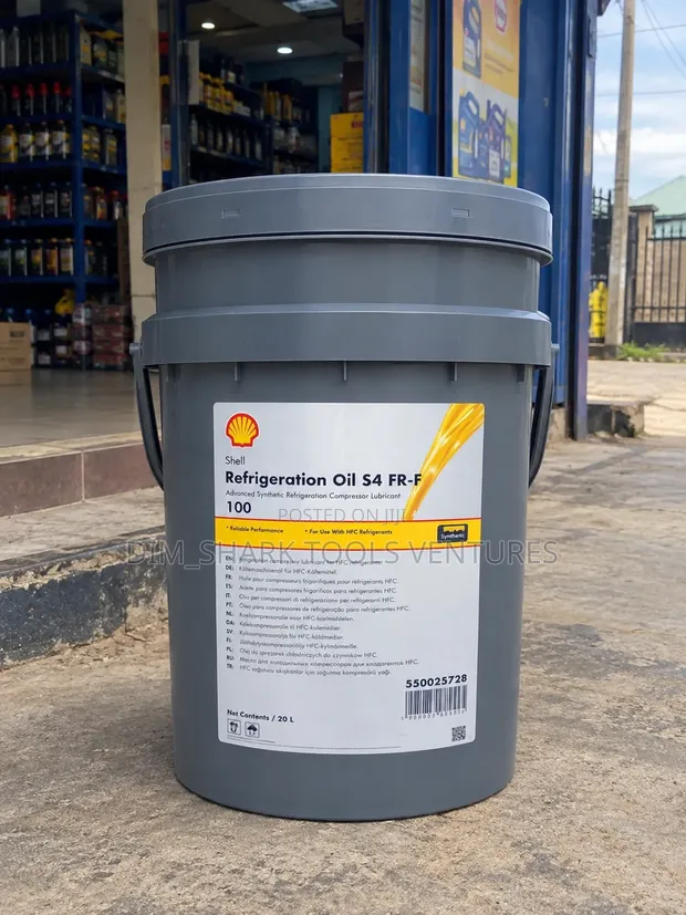 20L Pail Shell Refrigeration Oil S4 FR-F 100 Synthetic POE - 1