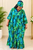 Elegant Ankara Kaftan Outfit for Women - 1