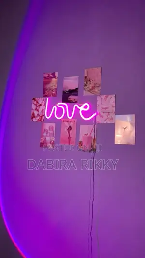 LOVE Neon Sign Light - Pink