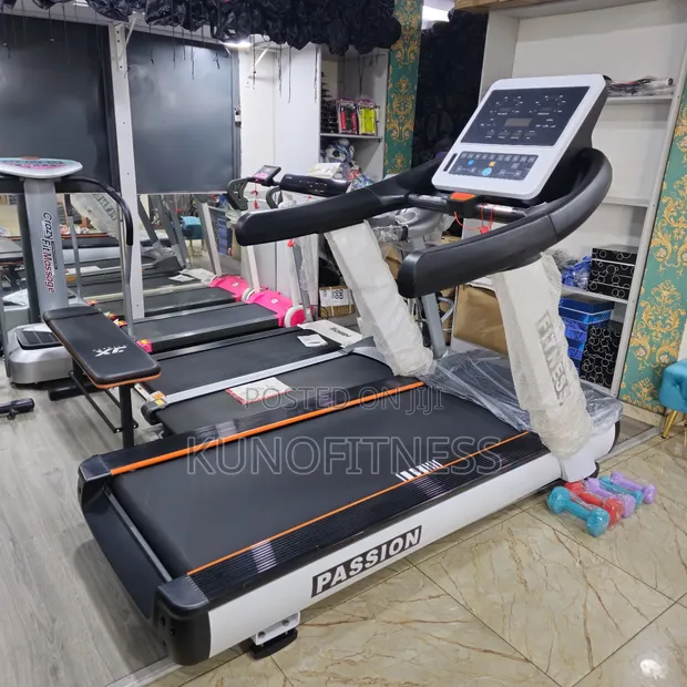 New 6HP Commercial Treadmill with LCD Screen - 1