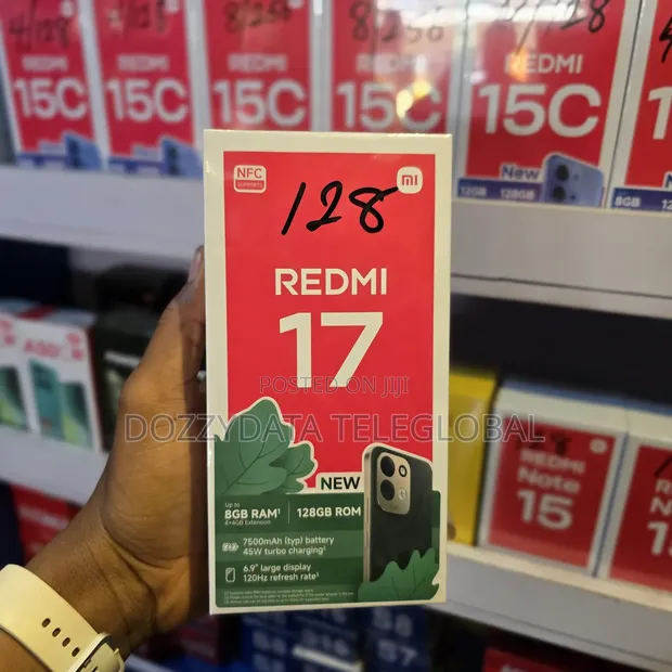 New Xiaomi Redmi 17 128GB Black - 1