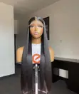 24" Vietnamese Bone Straight 5x5 Closure Wig - 1