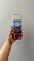 Kwallan MagSafe Mai Launi Crystal don iPhone 17/18 Pro/Pro Max - 2