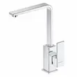 Square Kitchen Sink Mixer Tap - 360° Swivel - 2