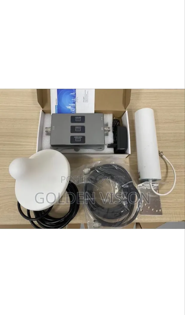 3-Band Mobile Signal Booster 5G/4G/3G (2600/1800/2100MHz) Full Kit - 1