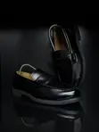 FCDP All Black Toned Penny Loafers - 1