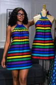 Ankara Backless Gown - 2